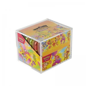 Clear Protective Display Acrylic Magnetic Case for Trading Card Tin Box 