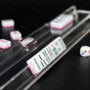 Individuell anpassbares transparentes Acryl-Mahjong-Kachelgestell 