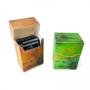 Individuell bedruckte PP-Deckbox farbige Sammelkarten-Aufbewahrungsbox 