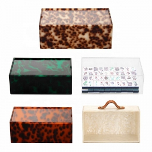 Individuelle Acryl-Mahjong-Aufbewahrungsbox 
