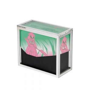 UV-beständige Luxus-Silberspiegel-Acryl-ETB-Box mit Magnetverschluss 