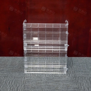 Transparenter Acryl-Spender für 6 Boosterpackungen, Anzeige- und Organizer für Sammelkartenpackungen 