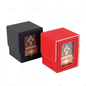YAGELI PU-Leder-Kartendeckbox