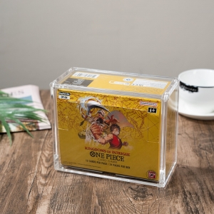 UV-beständiges Acrylgehäuse für One Piece, Magnetdeckel, kristallklarer Display-Schutz 