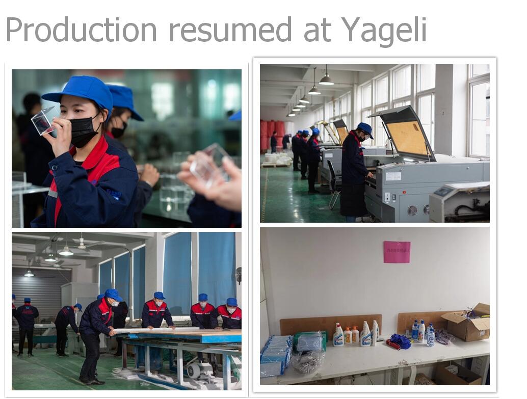 Die Produktion in Yageli wurde wieder aufgenommen
